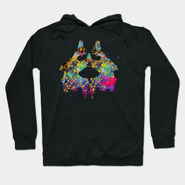 Rorschach inkblot test Hoodie by erzebeth